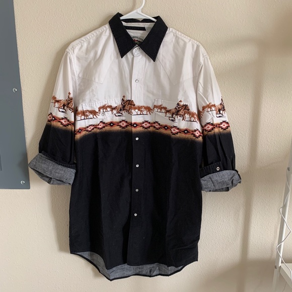 Vintage Western Button Up Shirt - Picture 1 of 5